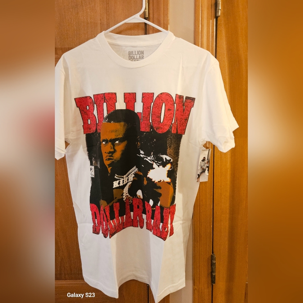 Billion Dollar Baby T-Shirt/size Med/White.